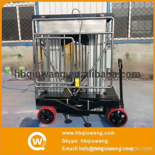 Dual Mast Big Wheel Outdoor Vertical Lift